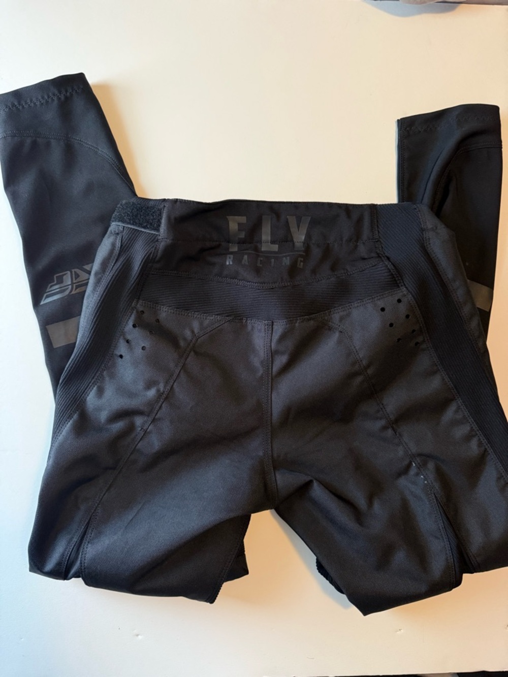 Fly Racing Men's Black Softshell Riding Pants - Picture 4 of 6